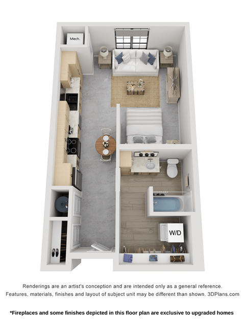 155 E 4th Place Studio-2 Beds Apartment, Loft for Rent - Photo Gallery 42